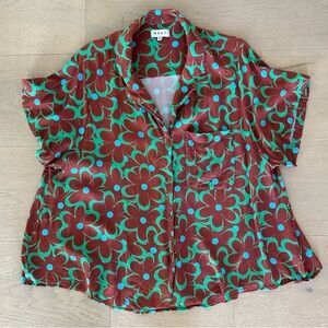 Wray Floral Camp Shirt sz 4xl